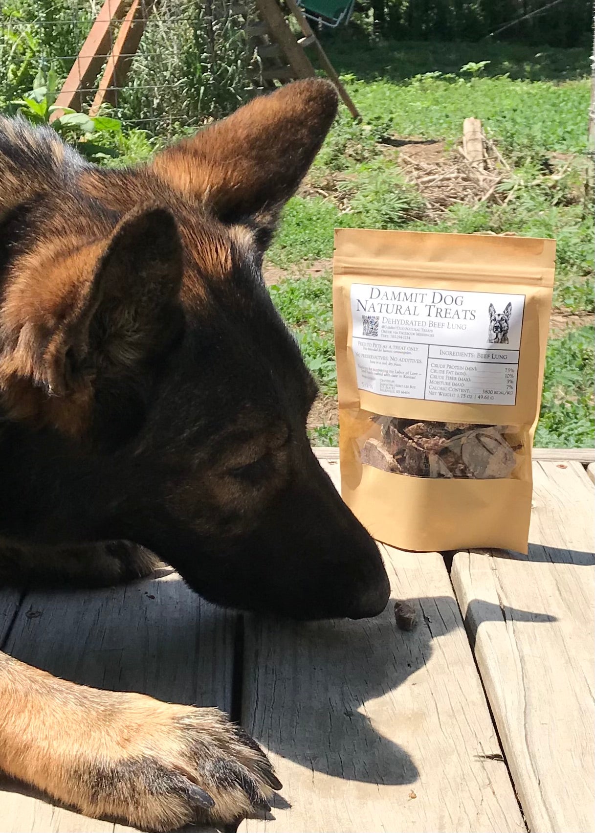 Dehydrated Beef Lung